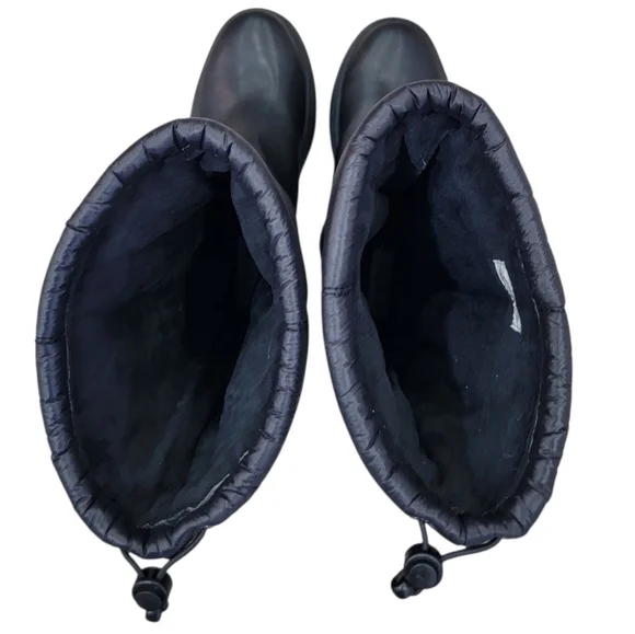 Noize Aya Puffer Boot Mid Calf Black Winter Warm Padded Cozy Quilted Women’s 9 - Picture 7 of 16